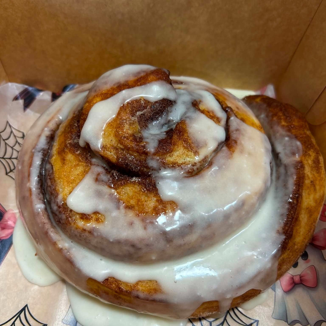 Homemade cinnamon roll