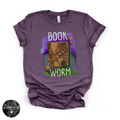 Book Worm Tee | Cute Book Lover Graphic T-Shirt