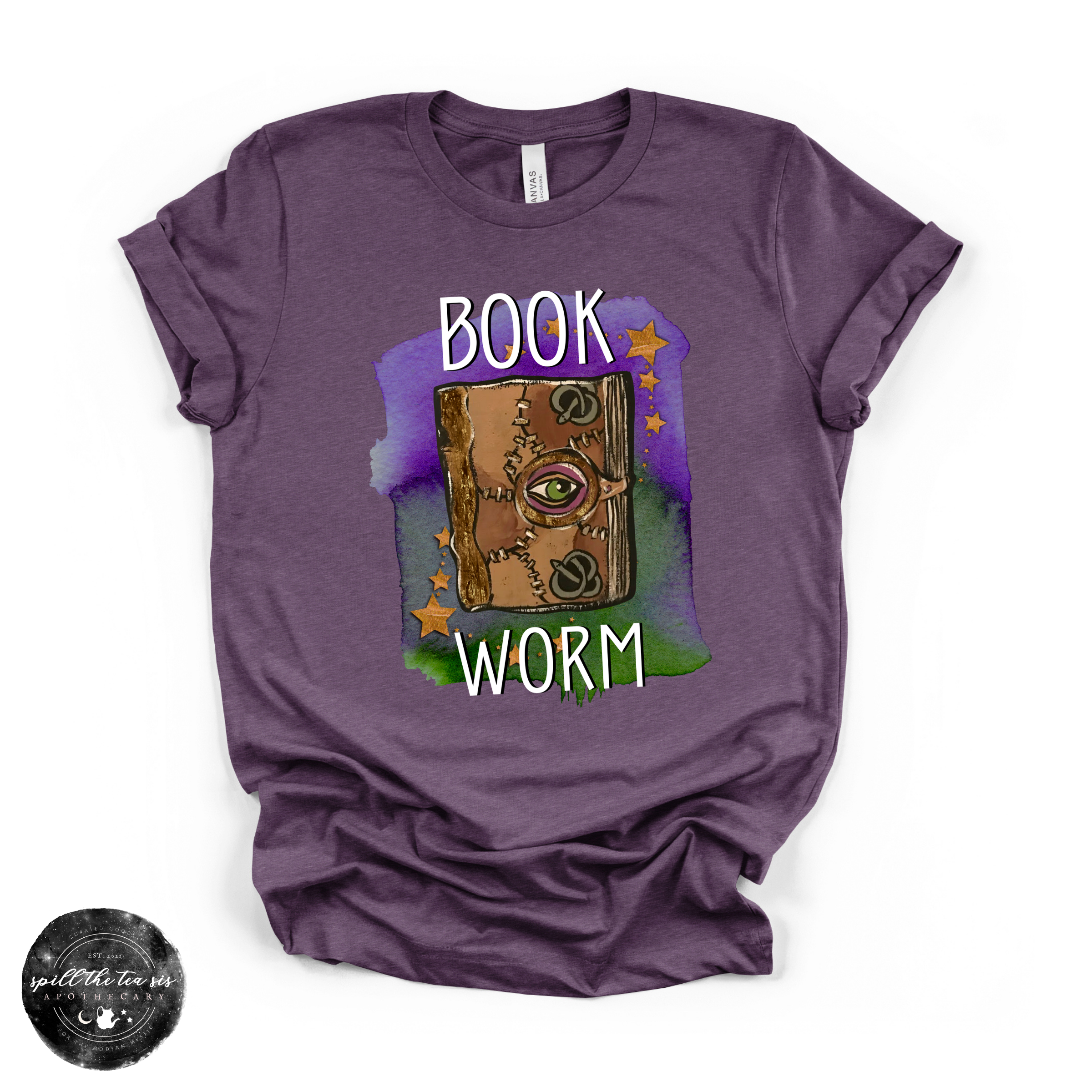 Book Worm Tee | Cute Book Lover Graphic T-Shirt