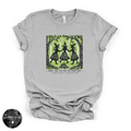 Witches Dancing in the Forest Spill The Tea Sis Tee | Moonlit Coven Graphic T-Shirt