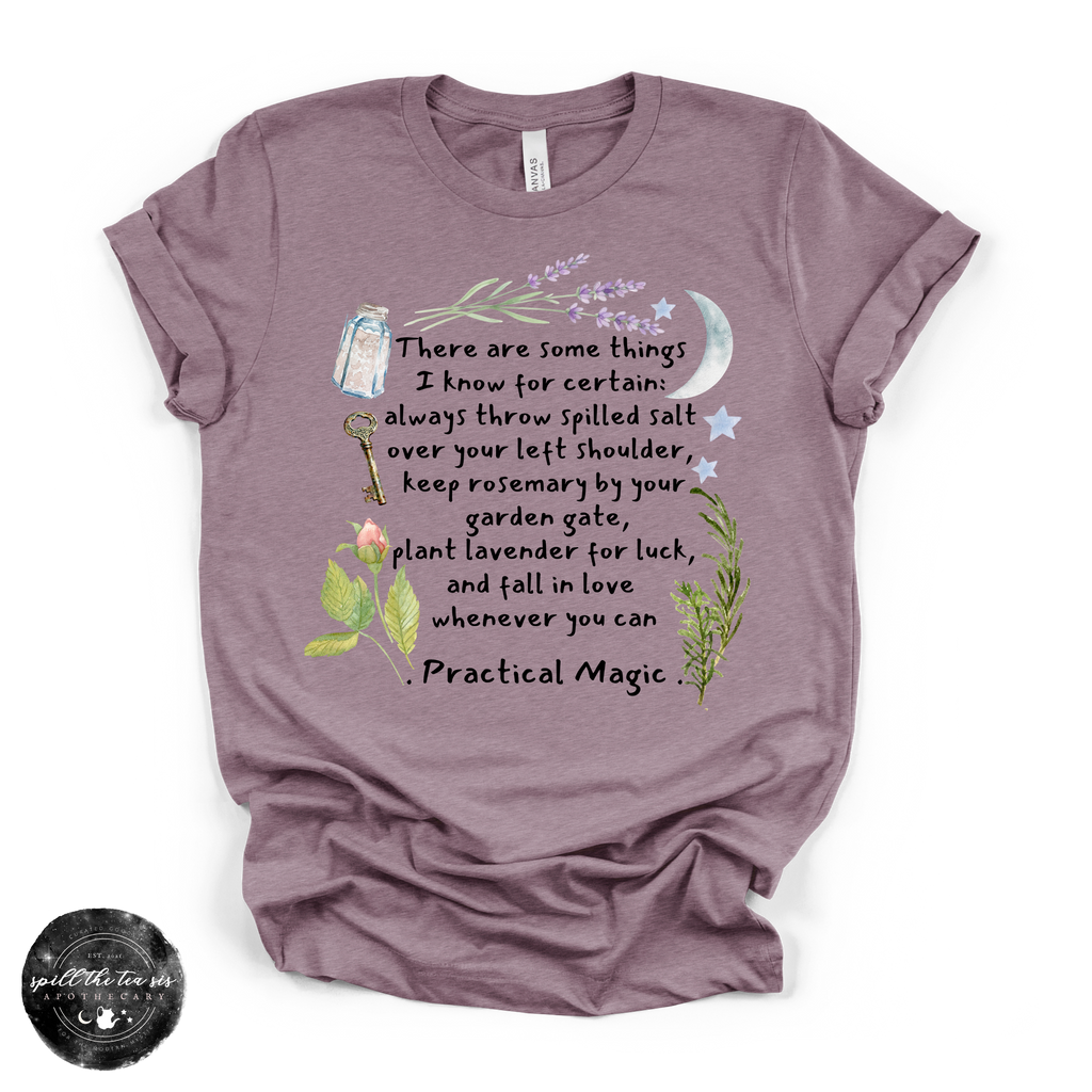 Practical Magic Quote Tee  (BLACK DESIGN) | Witchy Graphic T-Shirt
