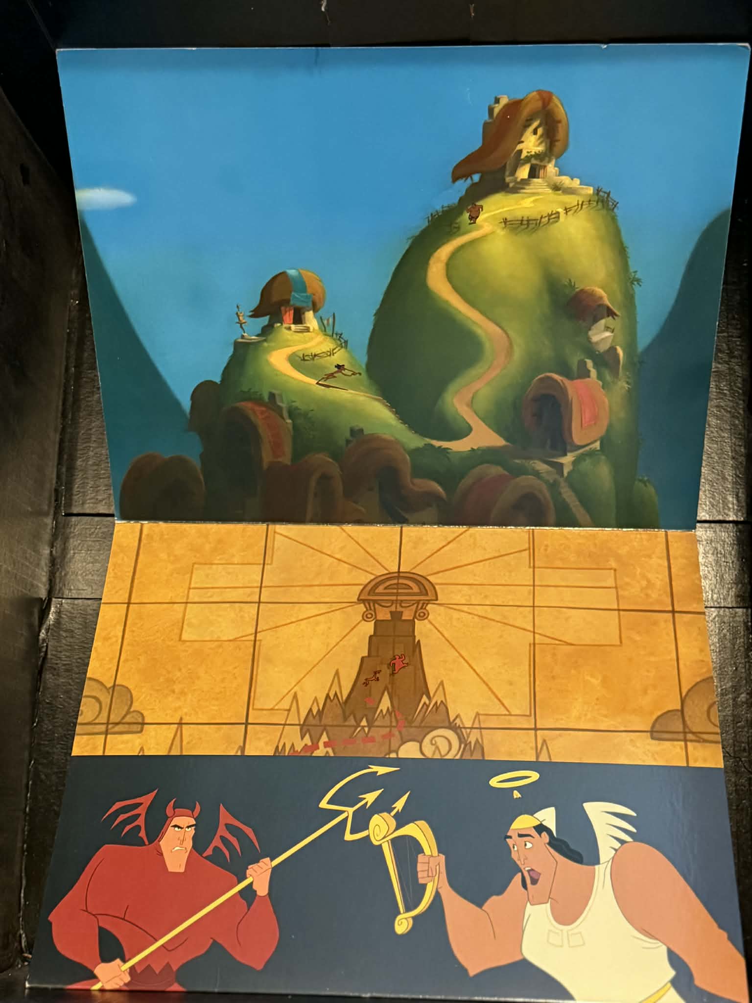 Disney The Emperor’s New Groove Exclusive Lithograph Portfolio Set of 4
