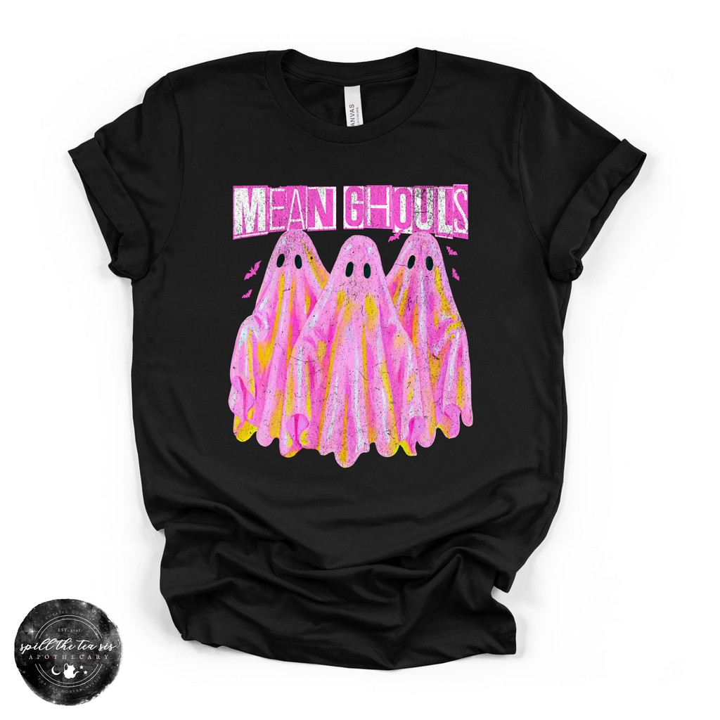 Mean Ghouls Tee | Funny Halloween Ghost Graphic T-Shirt