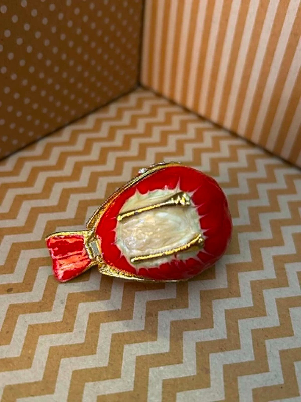 Cardinal Bird Decor Lot 2 Jeweled Trinket Boxes & Hallmark Hanging Cardinal