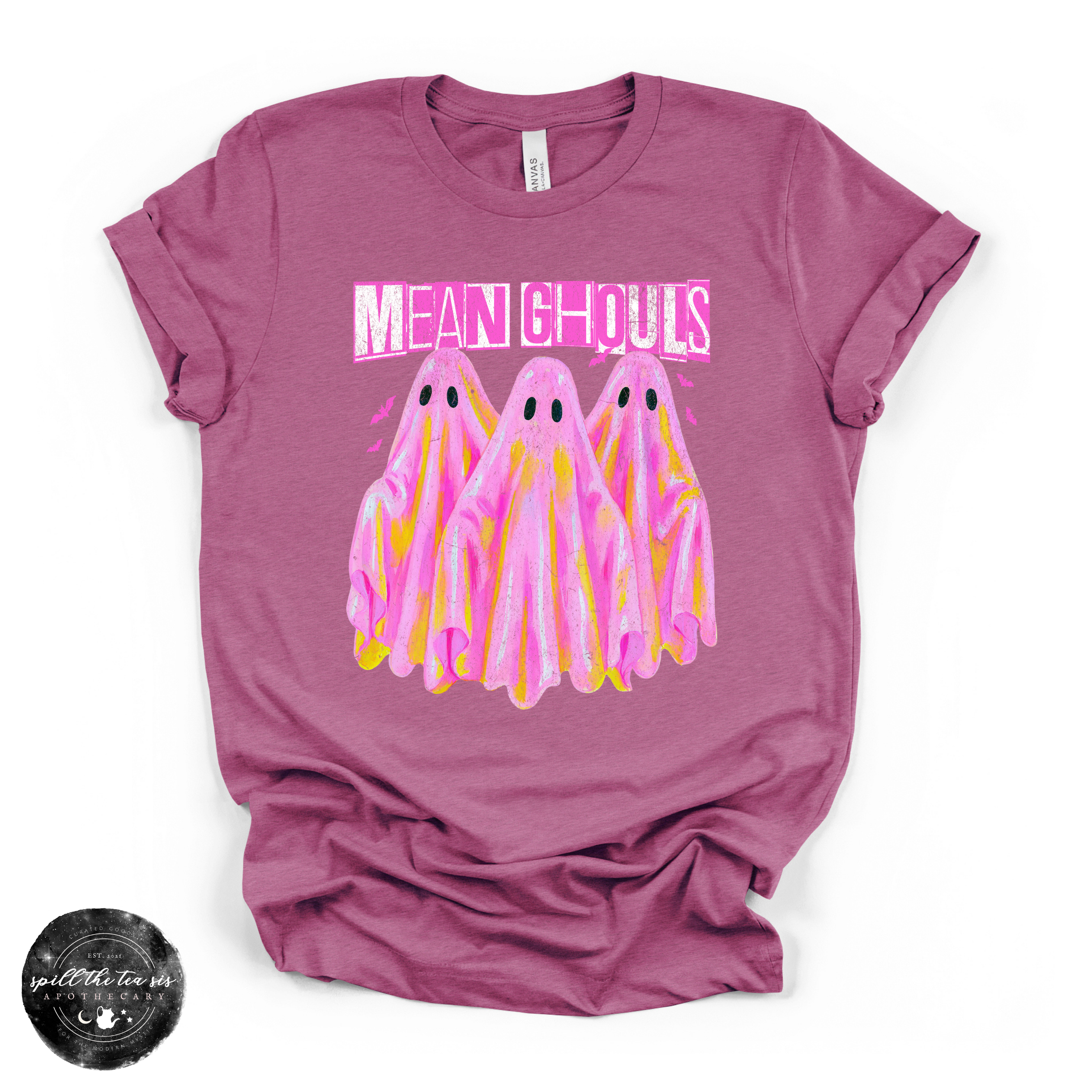 Mean Ghouls Tee | Funny Halloween Ghost Graphic T-Shirt