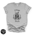Village Witch House Tee | Cozy Cottage Witch Graphic T-Shirt