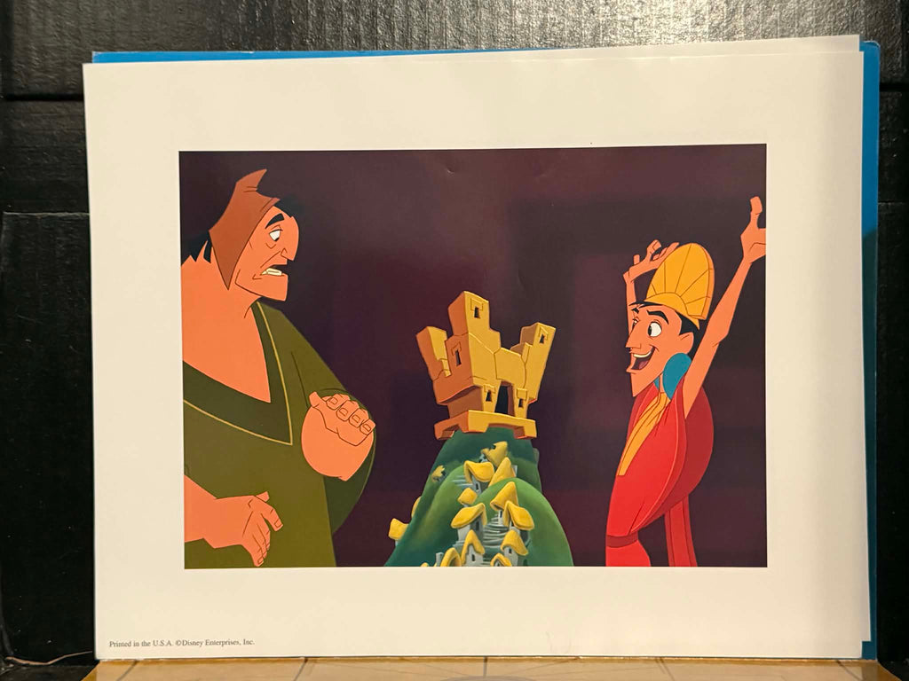 Disney The Emperor’s New Groove Exclusive Lithograph Portfolio Set of 4