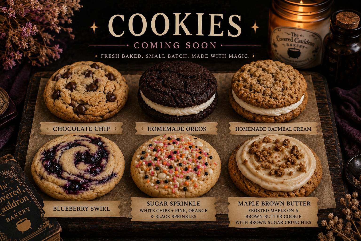 Blueberry Cheesecake Swirl Cookie | Single