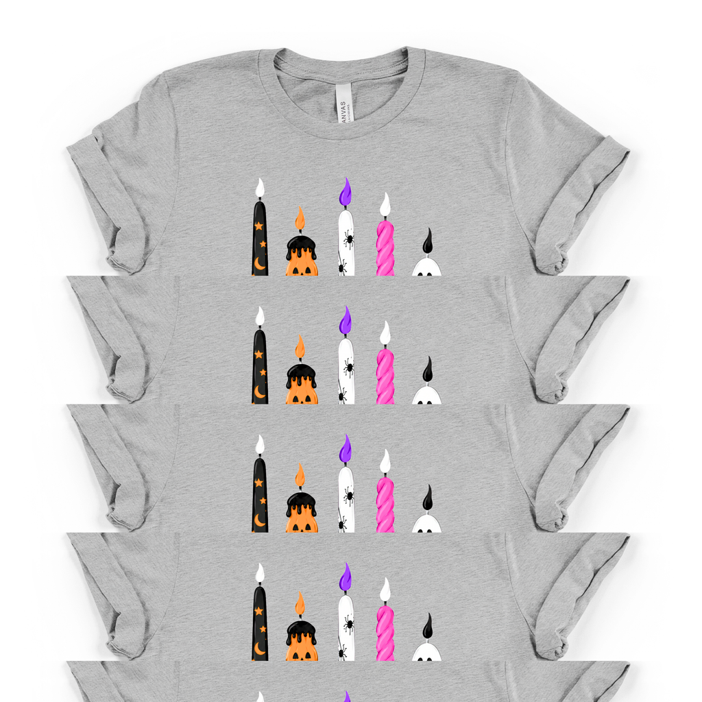 Halloween Candles Tee | Spooky Apothecary Graphic T-Shirt