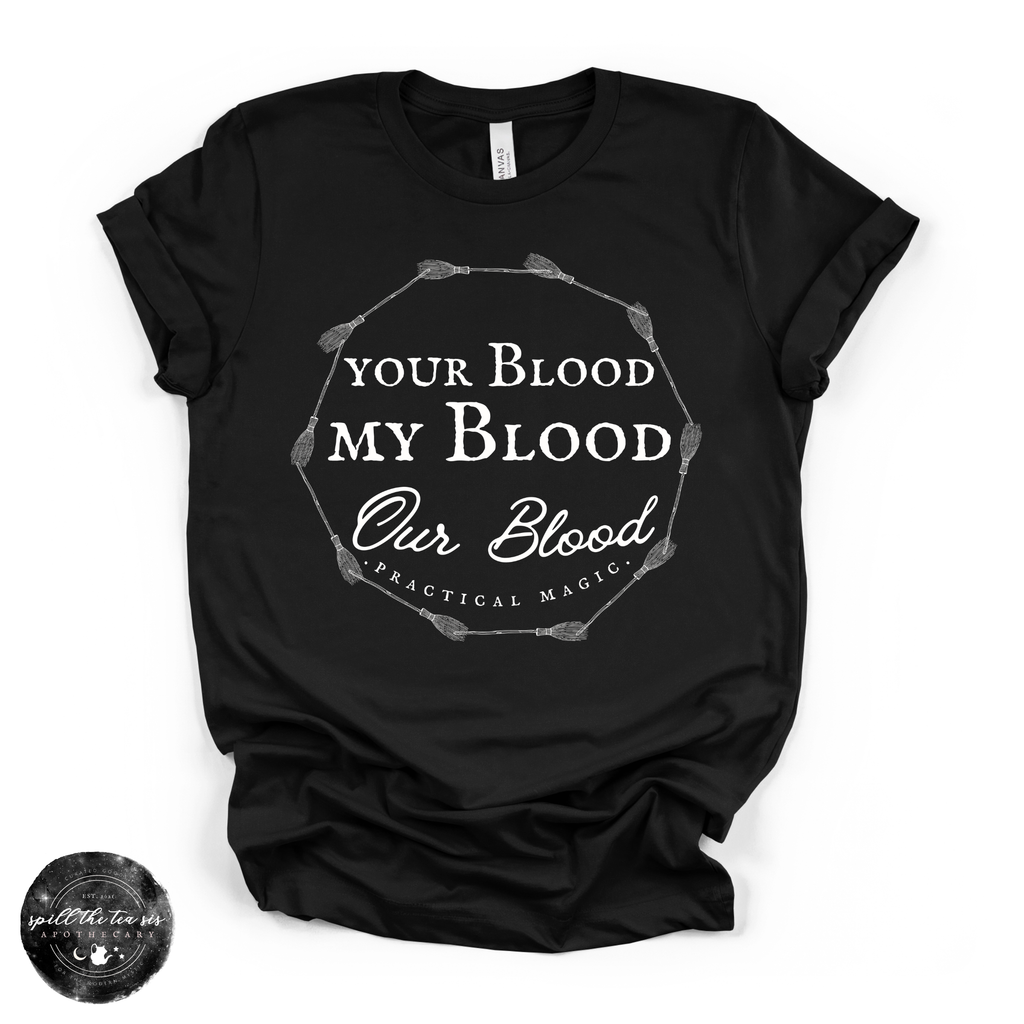 Your Blood, My Blood Tee | Gothic Romantic Graphic T-Shirt