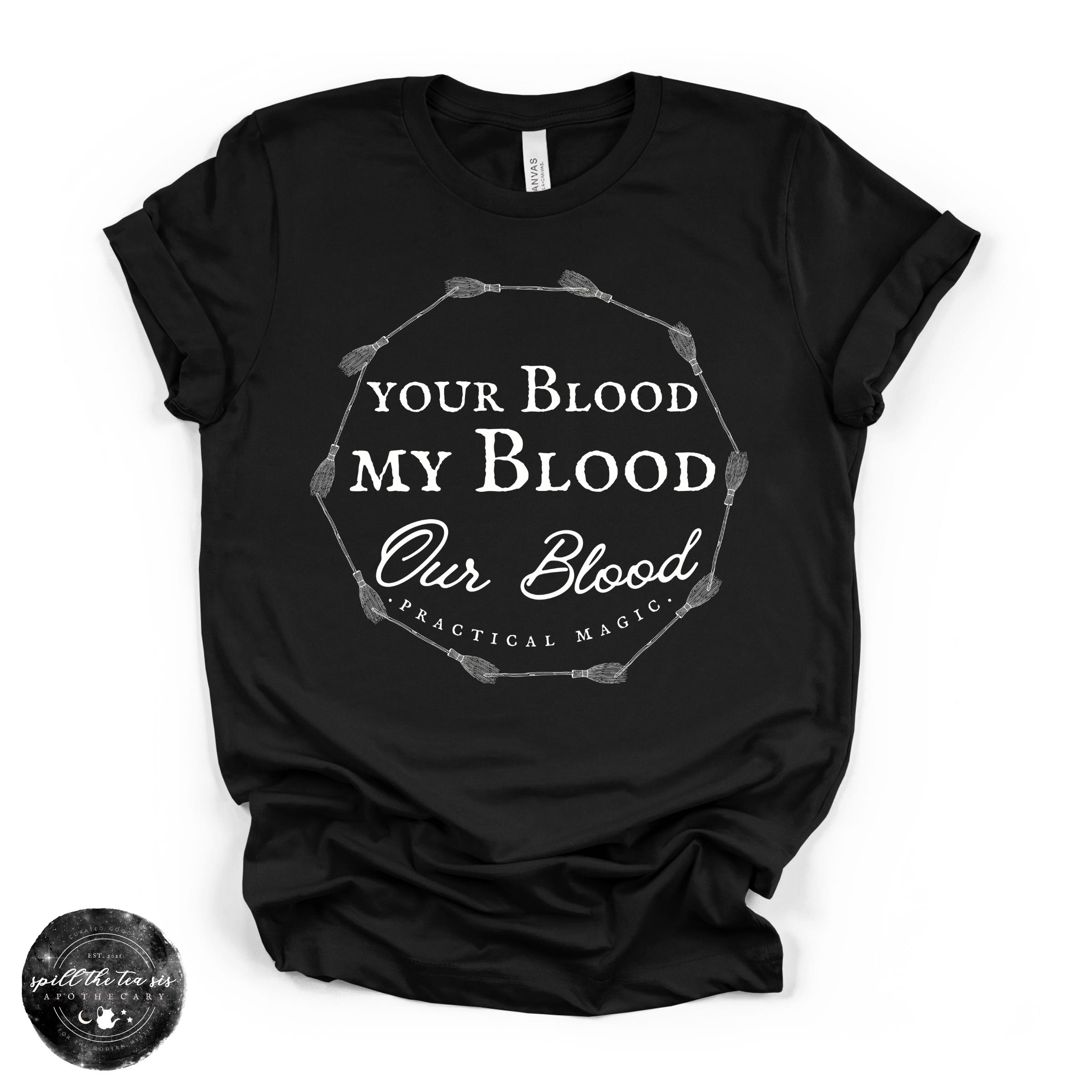 Your Blood, My Blood Tee | Gothic Romantic Graphic T-Shirt