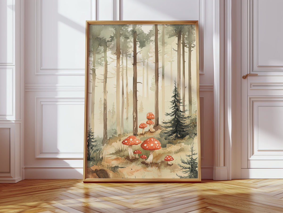 Mushroom Serenade in the Pines