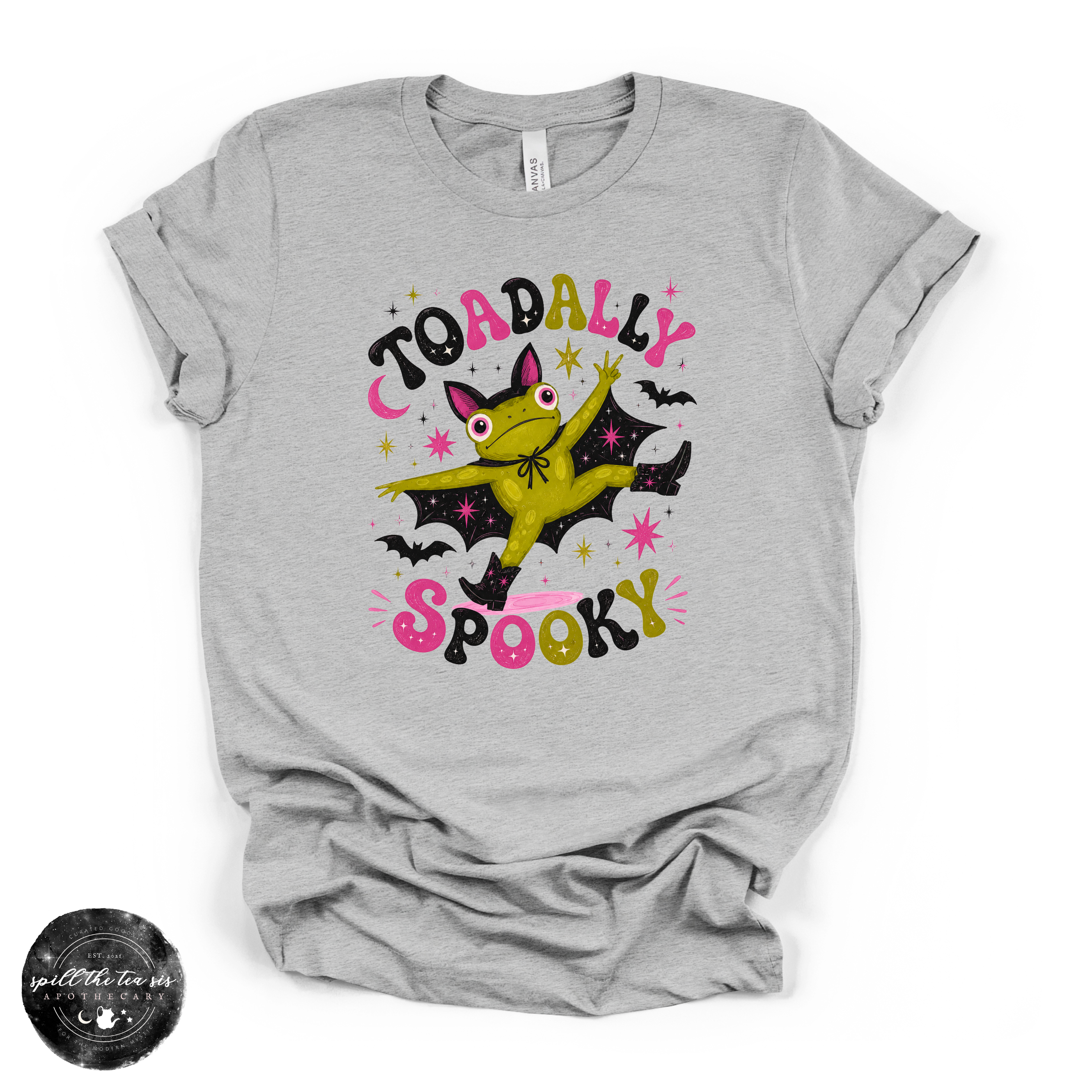 Toadally Spooky Tee | Cute Halloween Toad Graphic T-Shirt