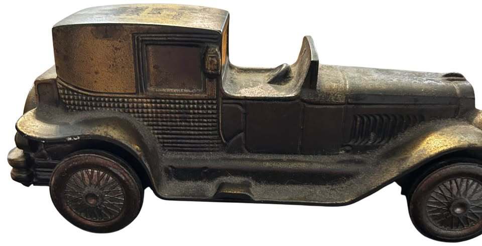 1974 Banthrico Lincoln Brougham Gorham Savings Bank Coin Bank