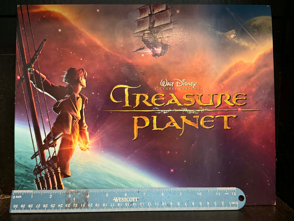 Disney Treasure Planet Exclusive Lithograph Portfolio Set of 4 Prints