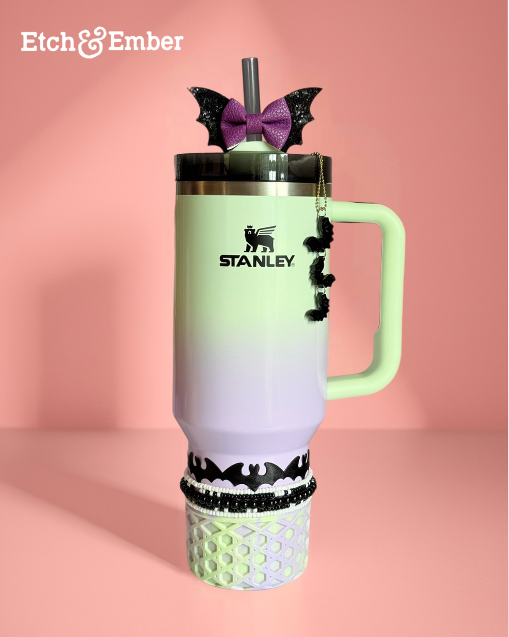 The Bat Tumbler Bow Purple