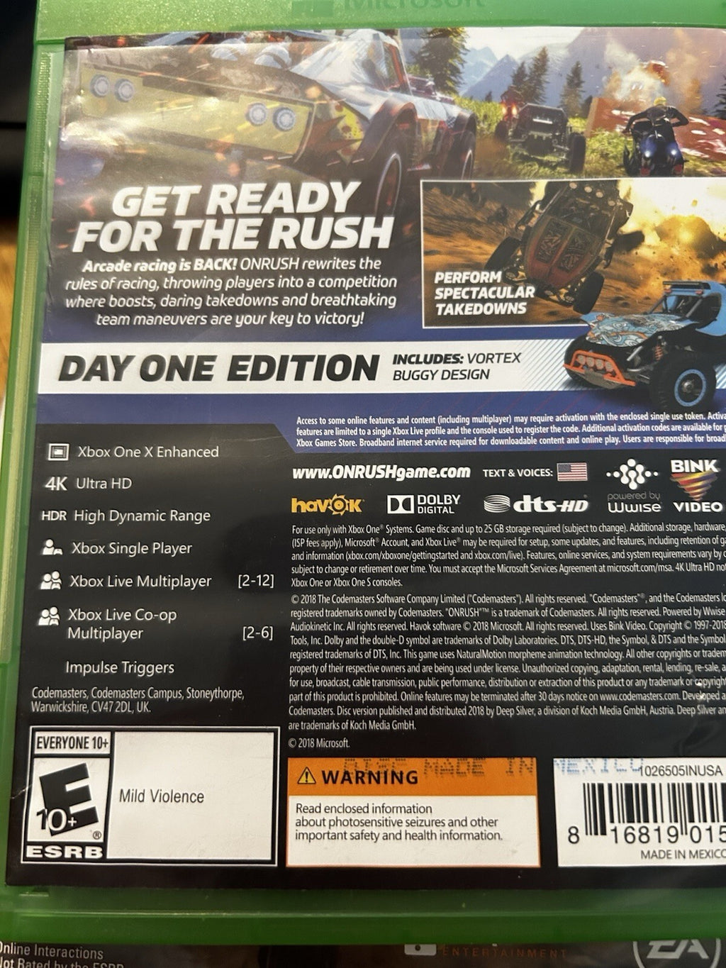 Xbox One Game Lot of 6 | Untested