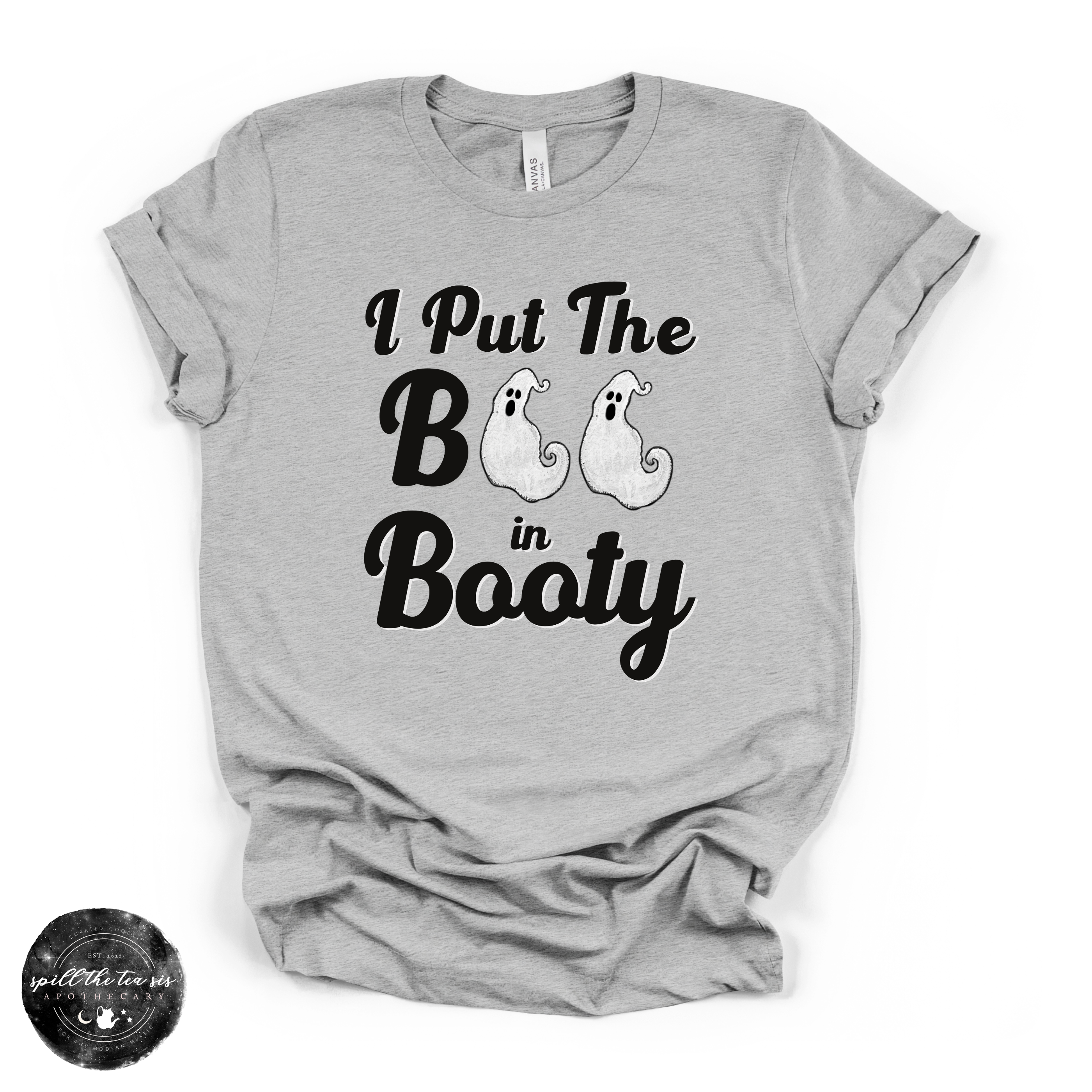 Boo in Booty Tee | Funny Pirate Ghost Halloween Graphic T-Shirt