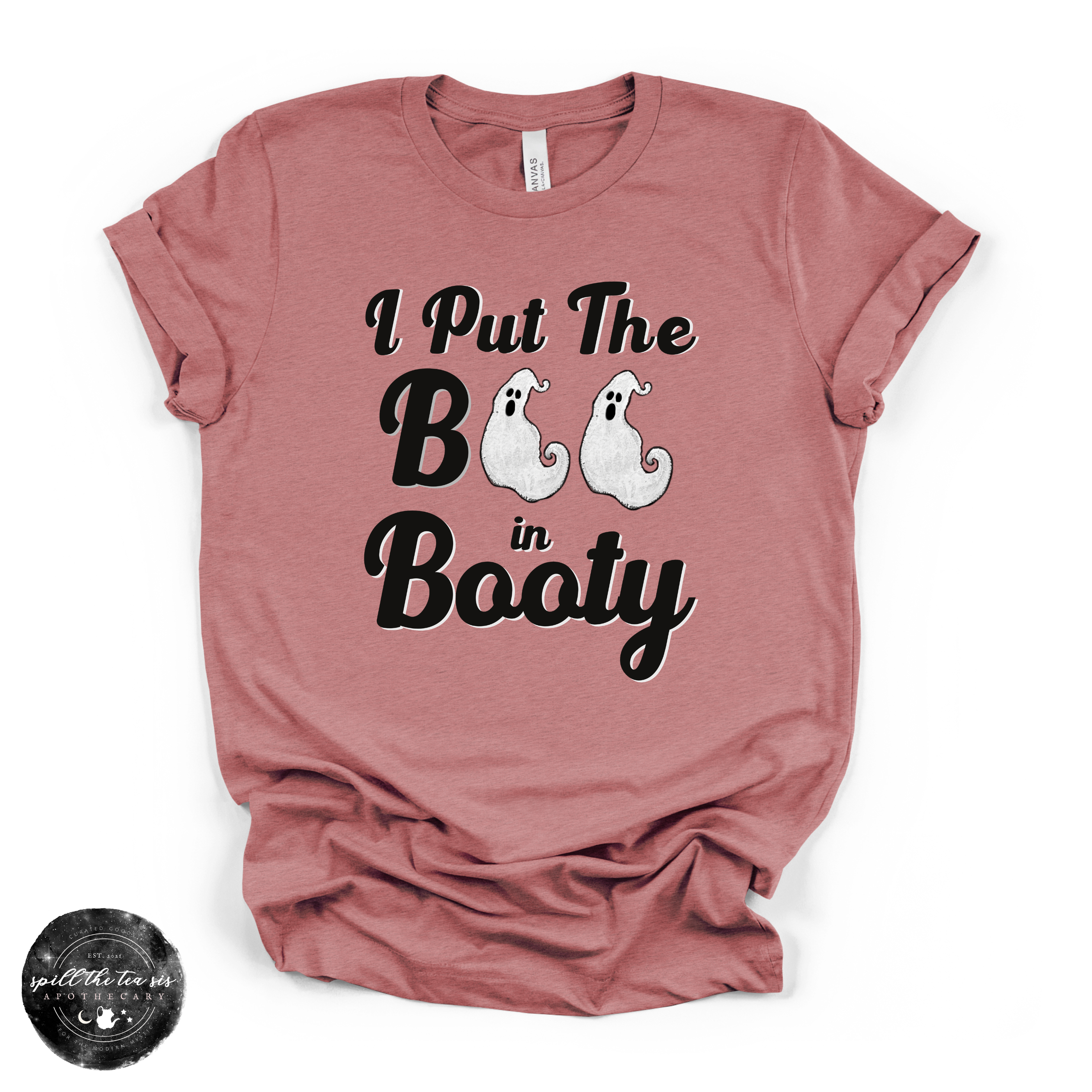 Boo in Booty Tee | Funny Pirate Ghost Halloween Graphic T-Shirt