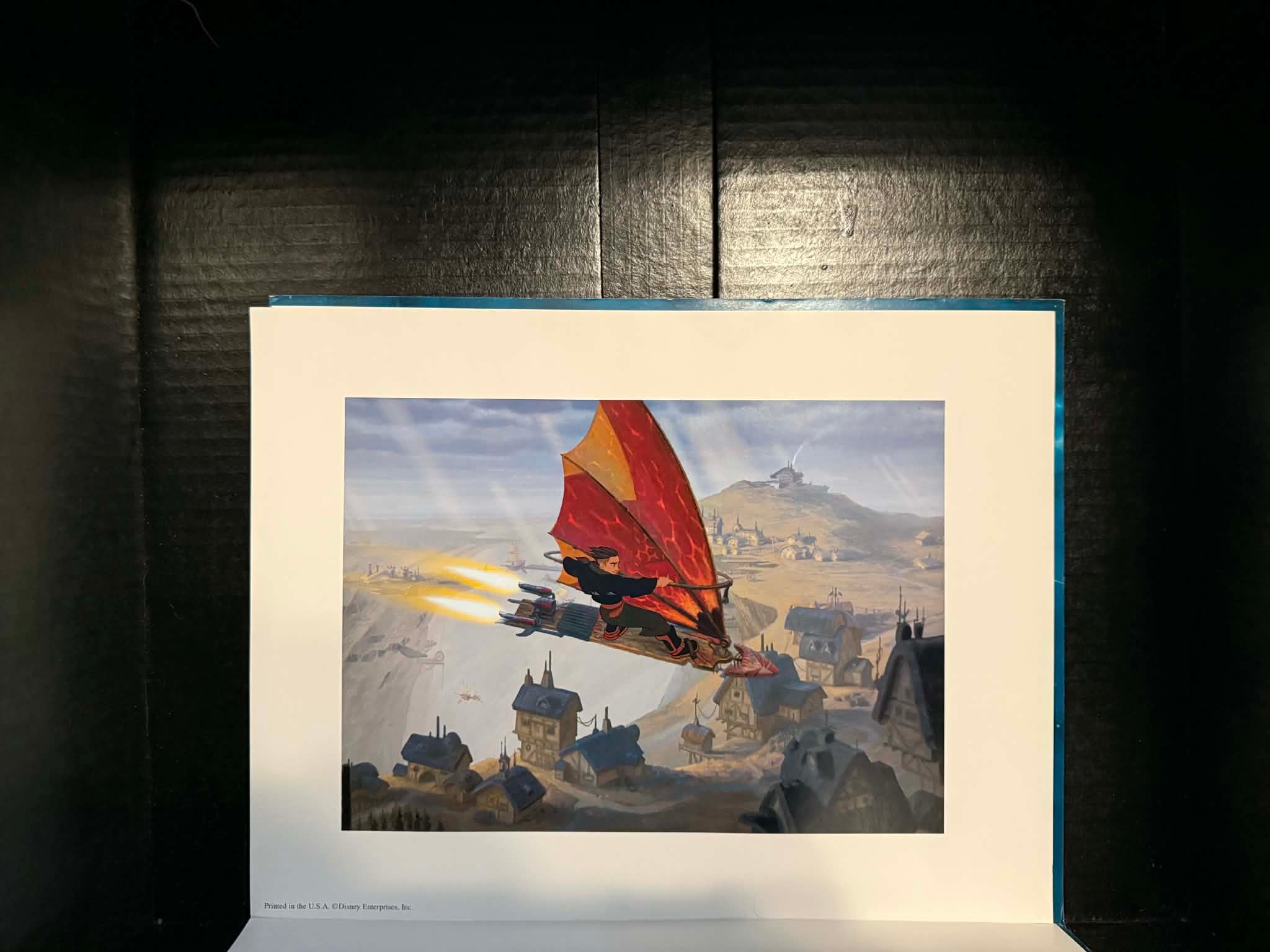 Disney Treasure Planet Exclusive Lithograph Portfolio Set of 4 Prints