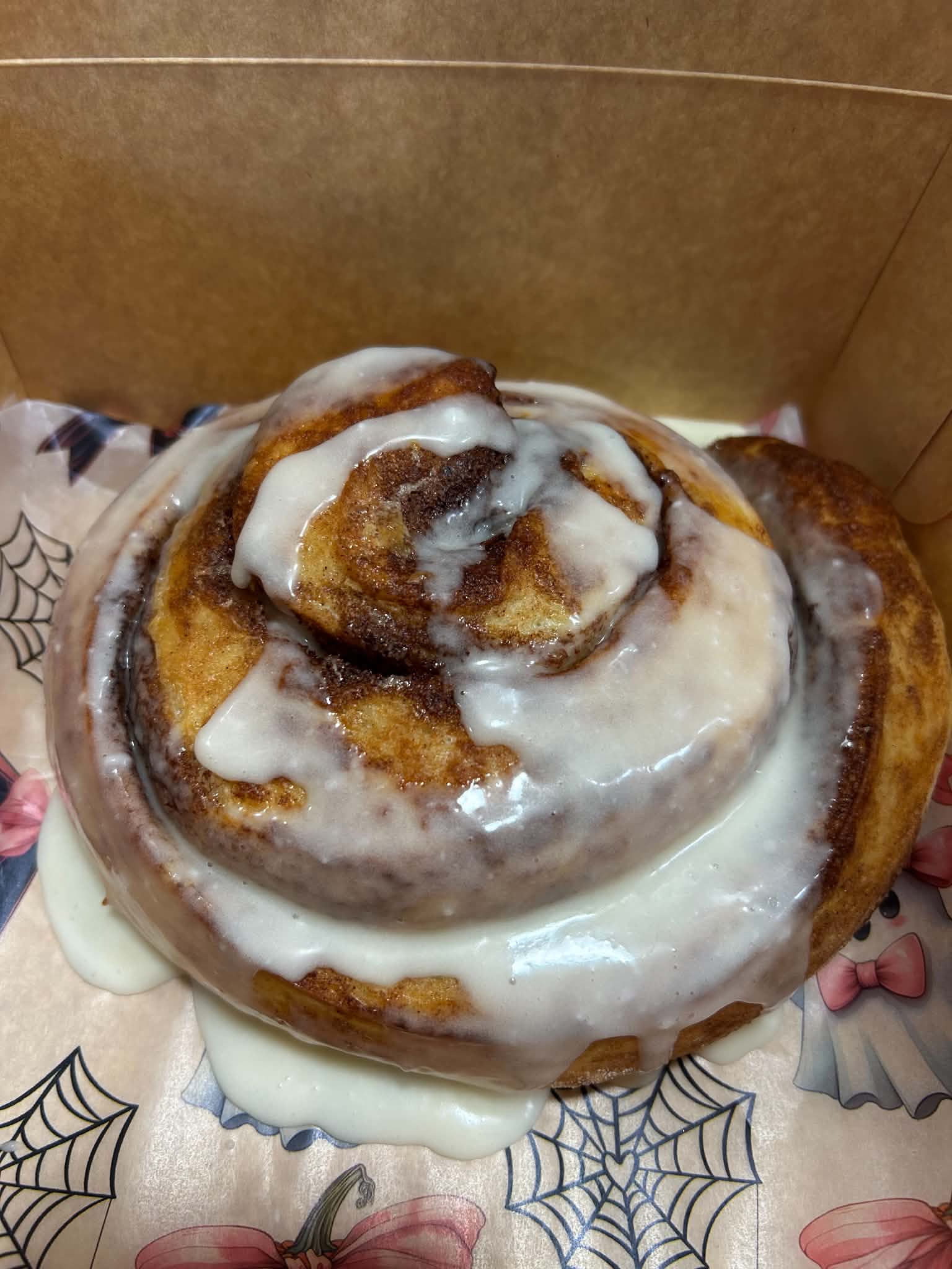 The Witch's Reward Our Signature One-Pound Cinnamon Roll