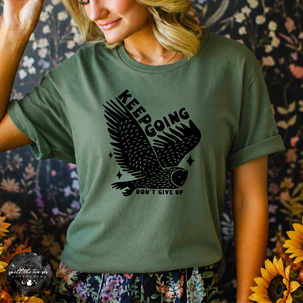 Keep Going Tee | Motivational Inspirational Graphic T-Shirt