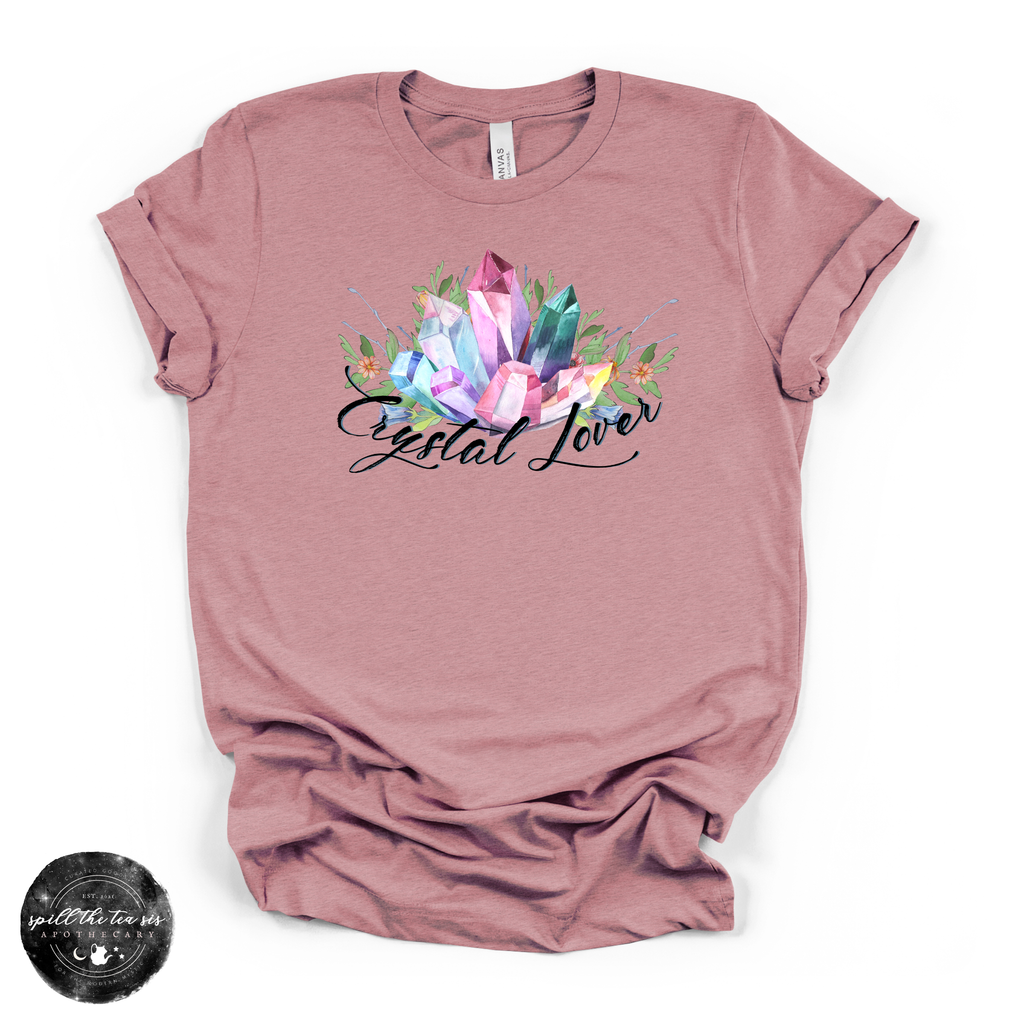 Crystal Lover Tee | Spiritual Crystal Graphic T-Shirt
