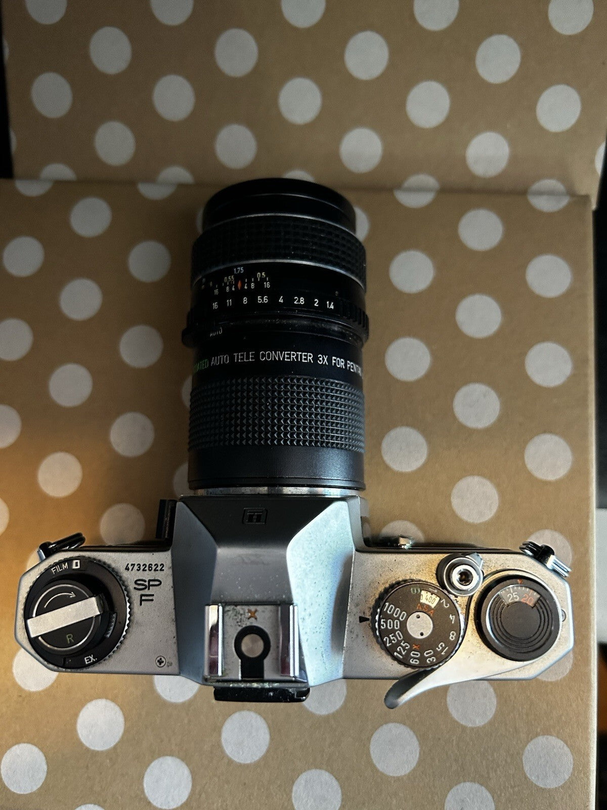 Honeywell Pentax Spotmatic F SMC Takumar 50mm f/1.4 + 3X Converter
