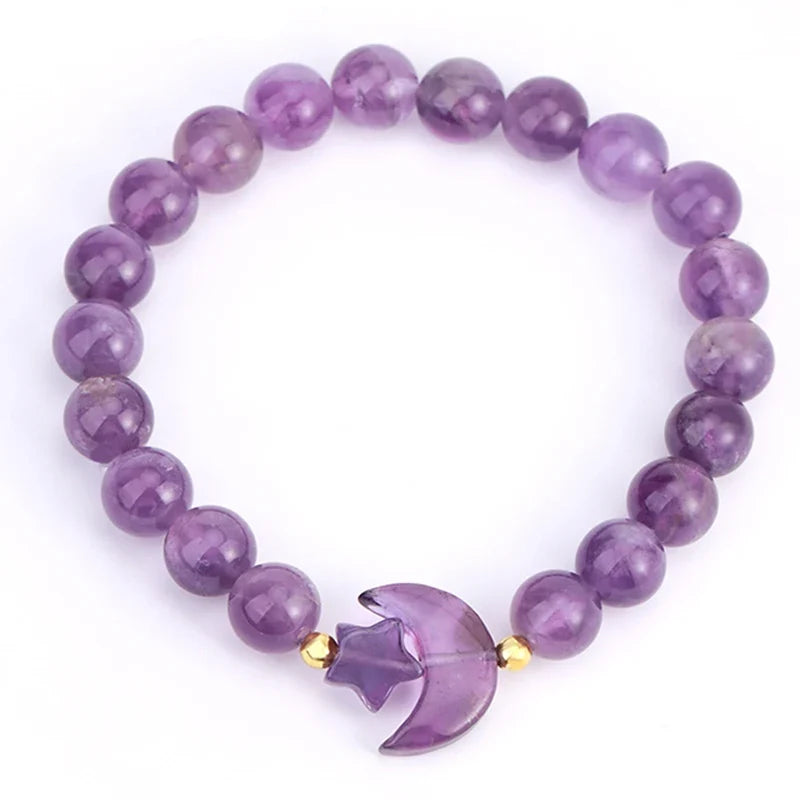 Moon Crystal Bead Bracelets