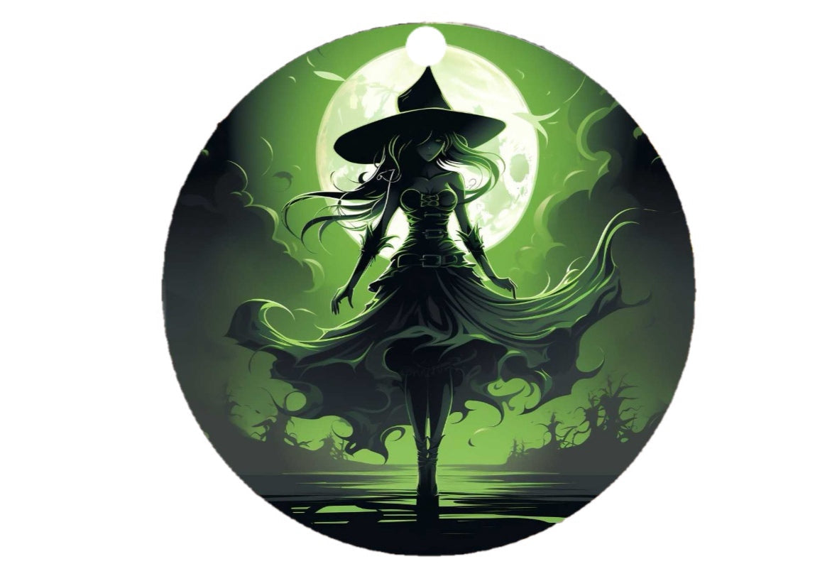 Wicked Witch Ceramic Tree Ornament | Handmade Holiday Gift
