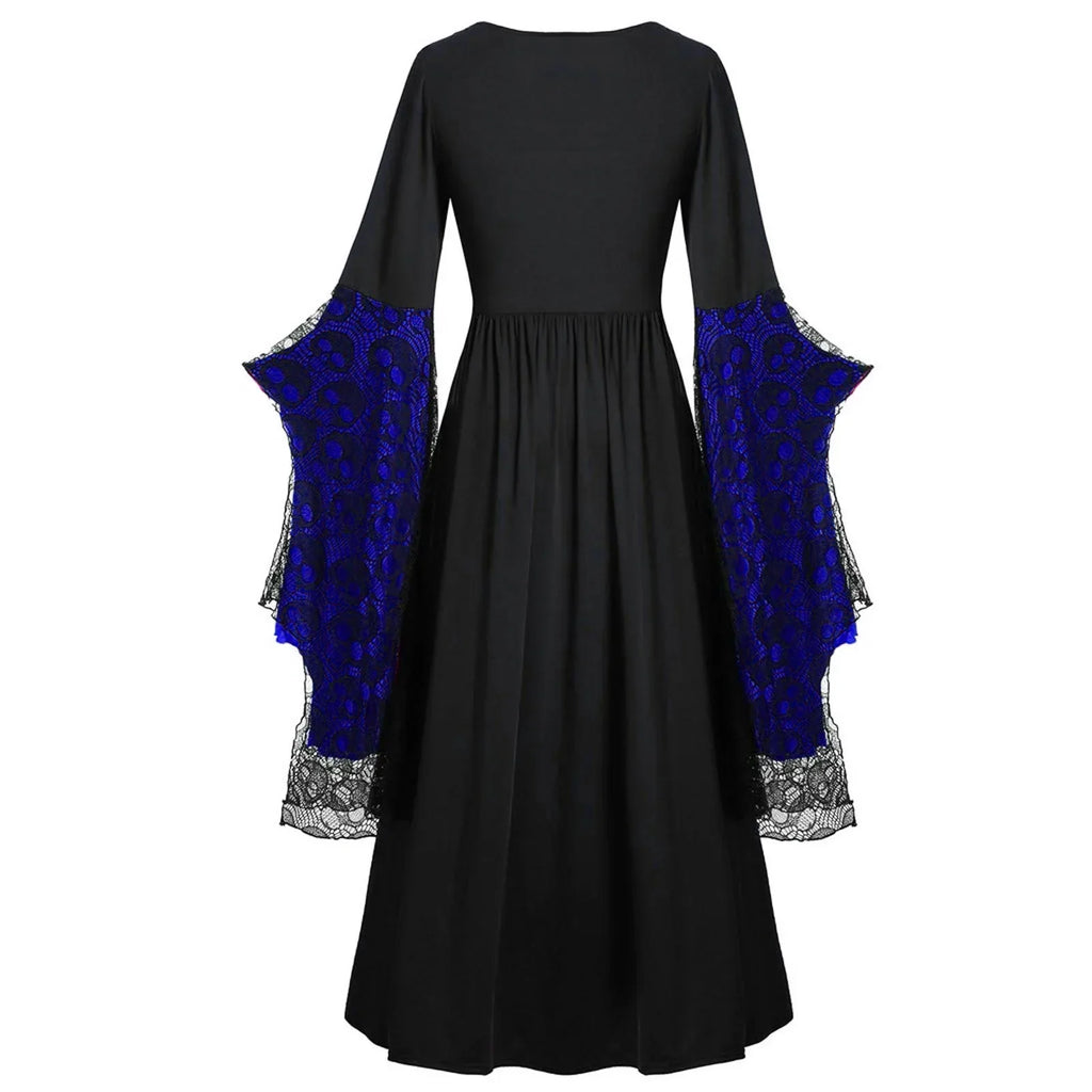 Witchy Skull Costume Dress | Choose Your Color