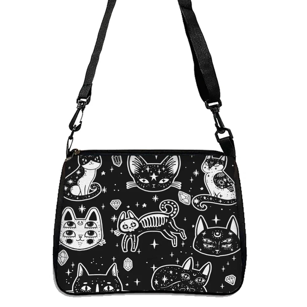 Witchy Print Shoulder Bags - Multiple Designs