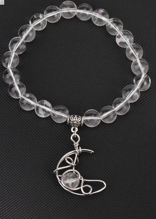 Moon Crystal Bead Bracelets