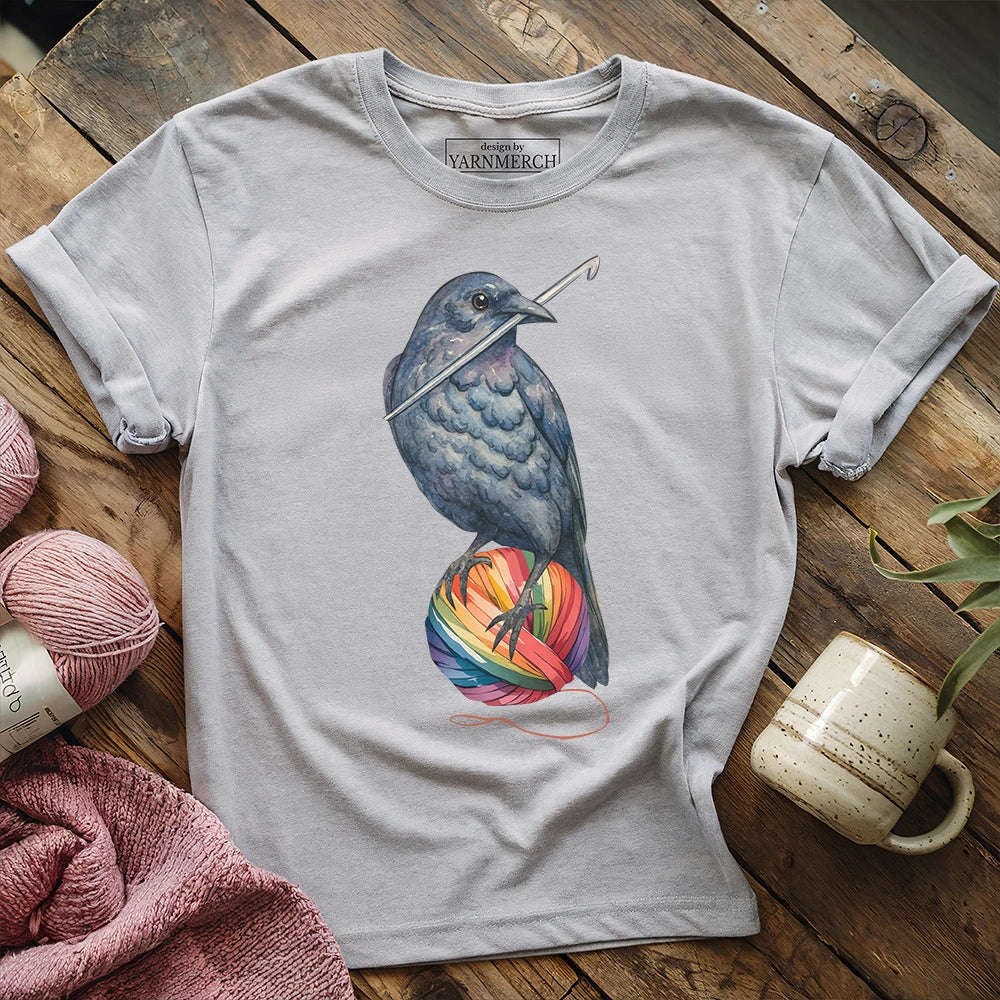 Crochet Crow T-shirt