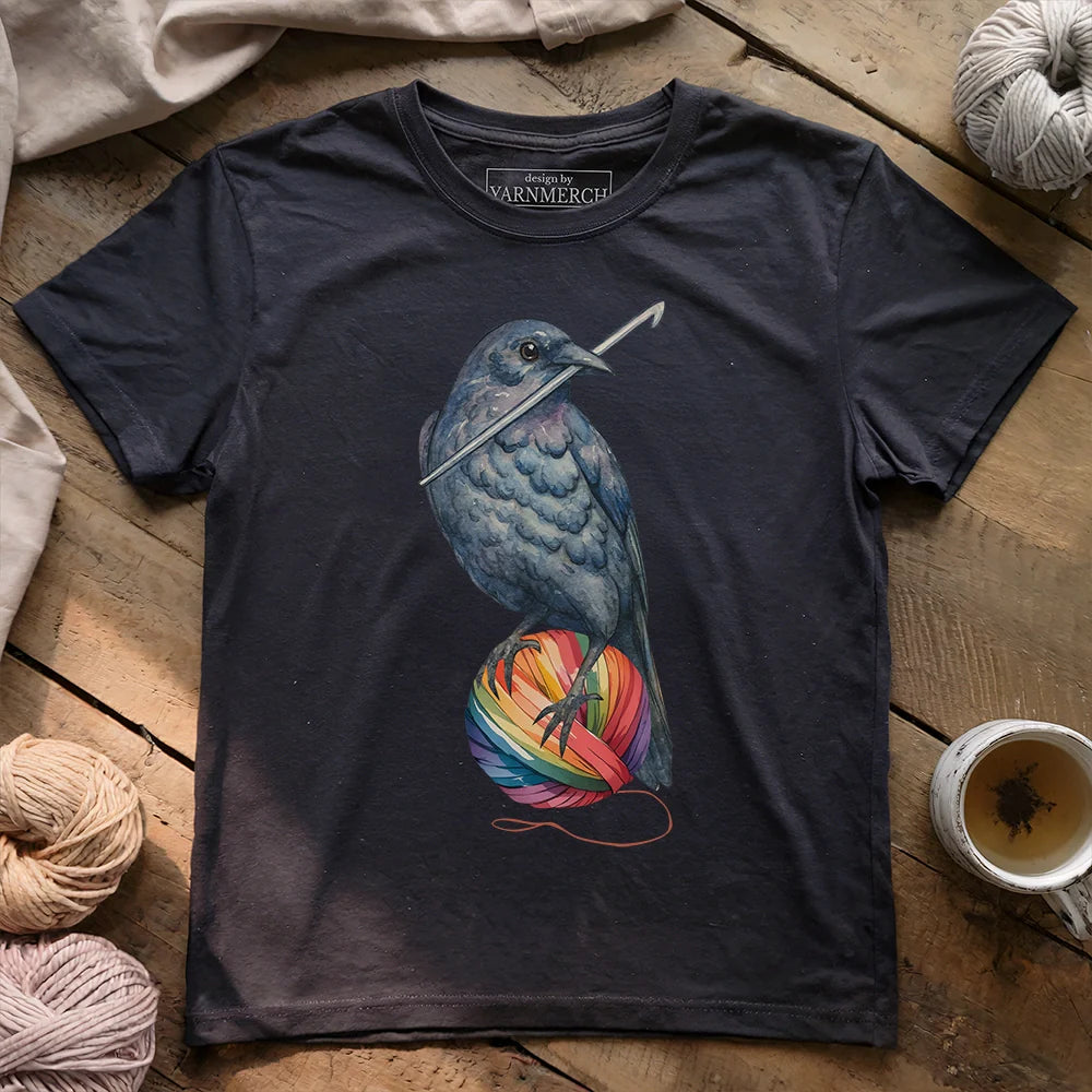 Crochet Crow T-shirt
