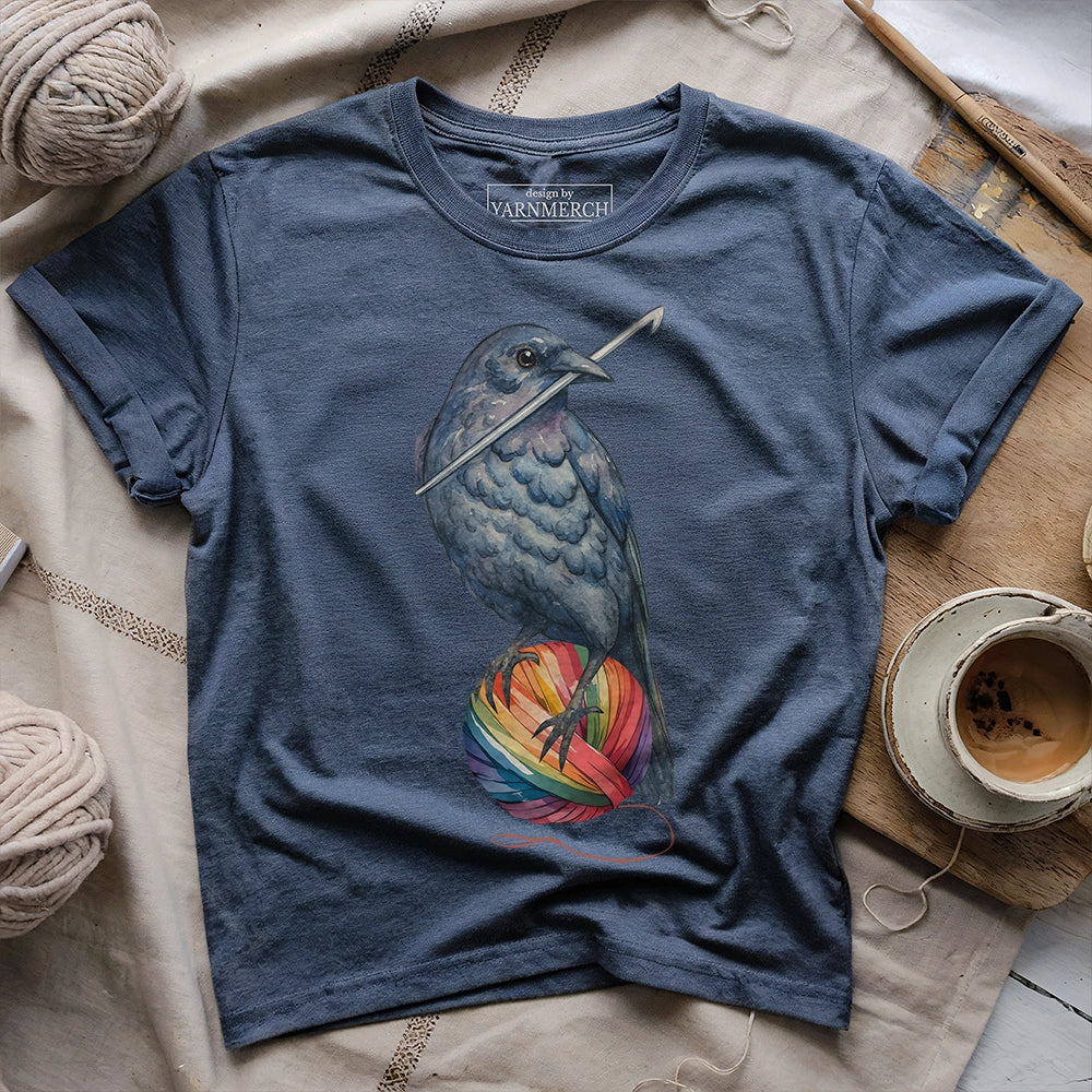 Crochet Crow T-shirt