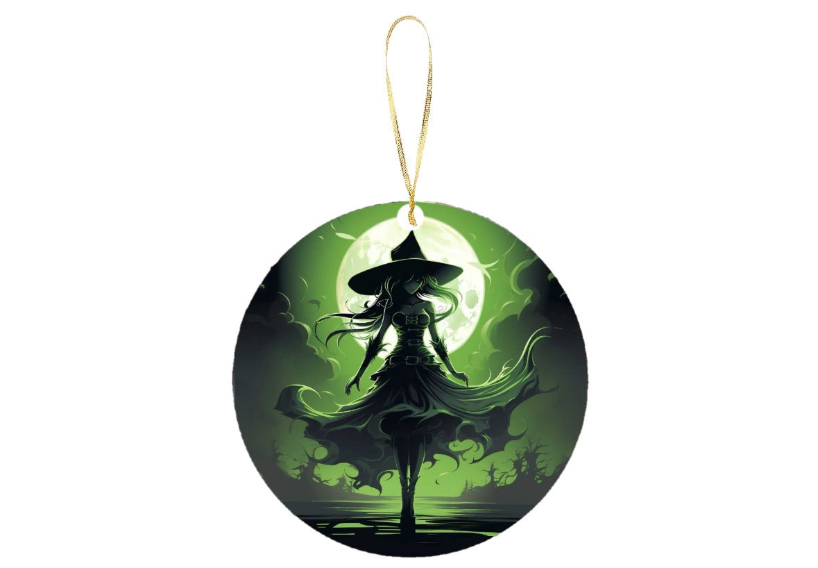Wicked Witch Ceramic Tree Ornament | Handmade Holiday Gift