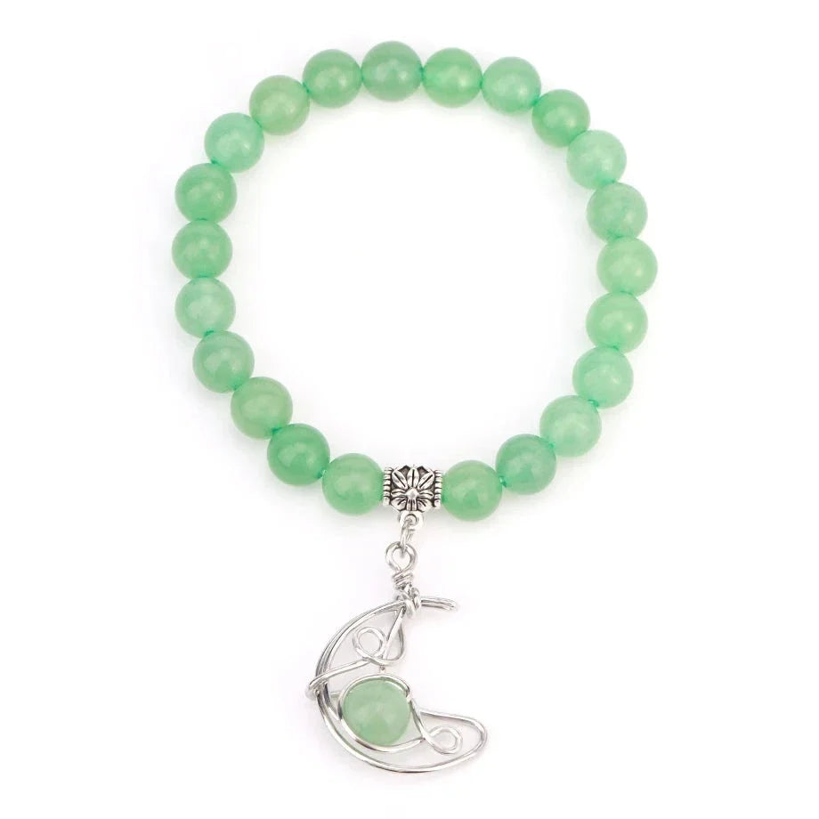 Moon Crystal Bead Bracelets