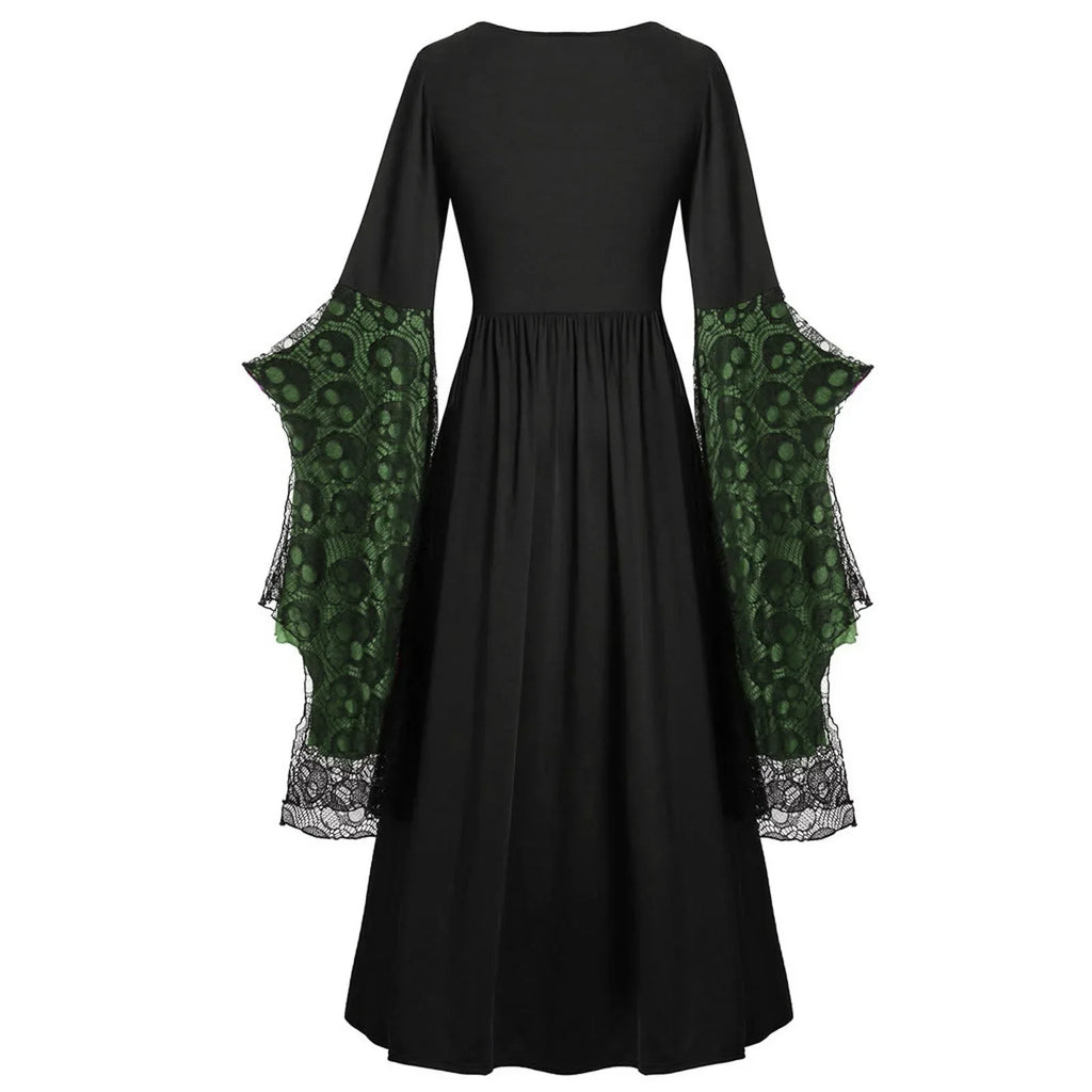 Witchy Skull Costume Dress | Choose Your Color