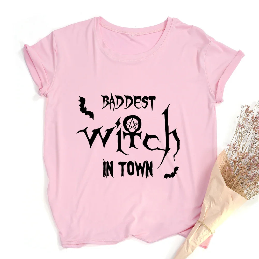 Witchy Quote Crop Top Tees