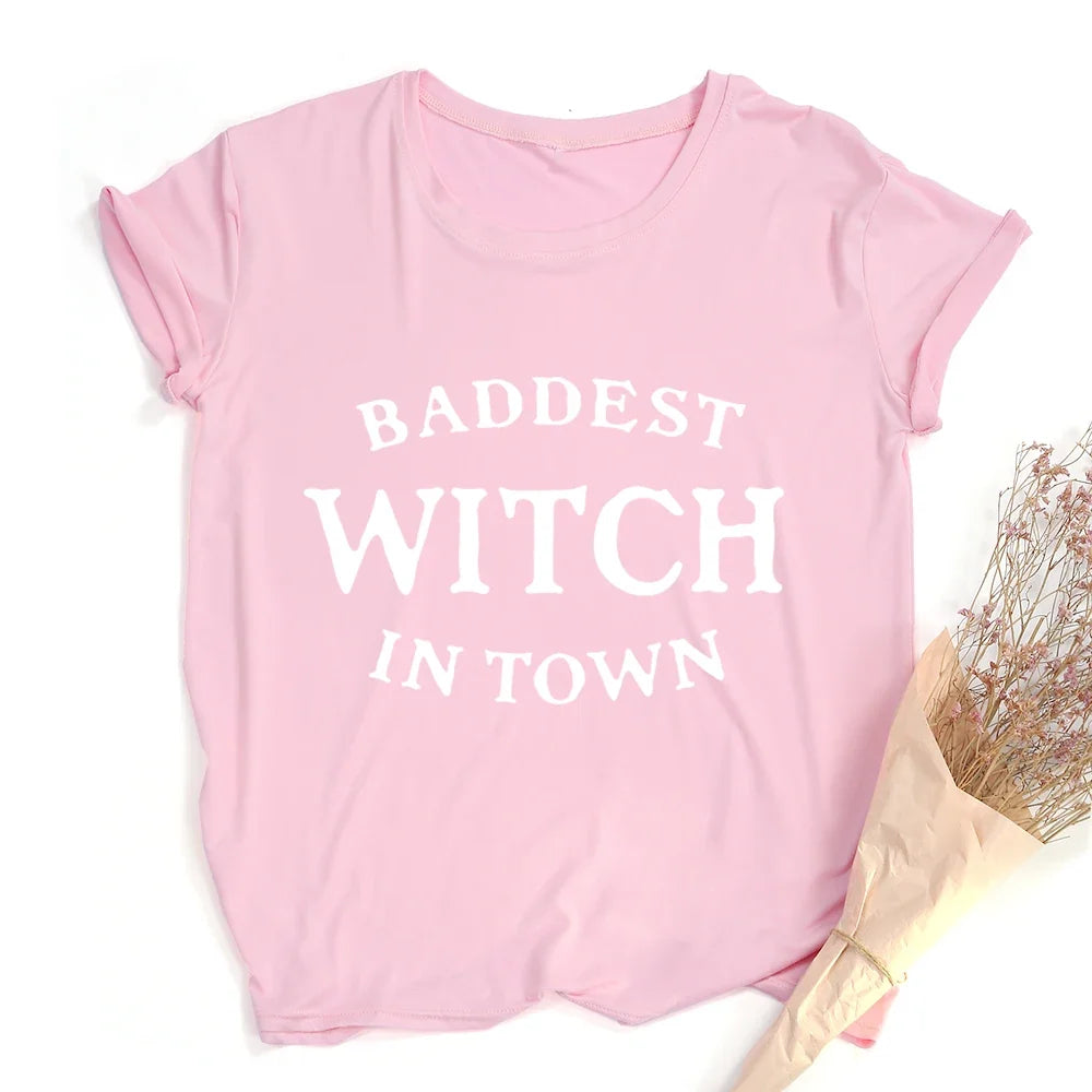 Witchy Quote Crop Top Tees