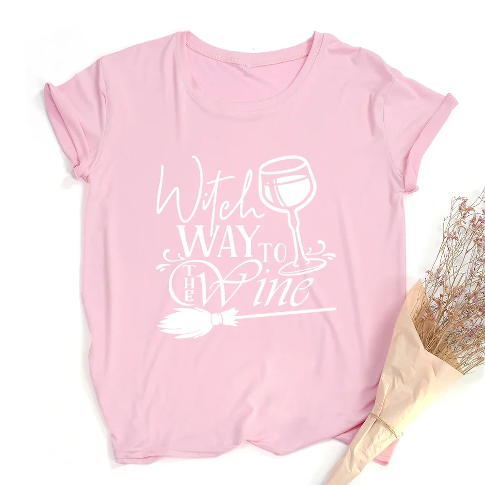 Witchy Quote Crop Top Tees