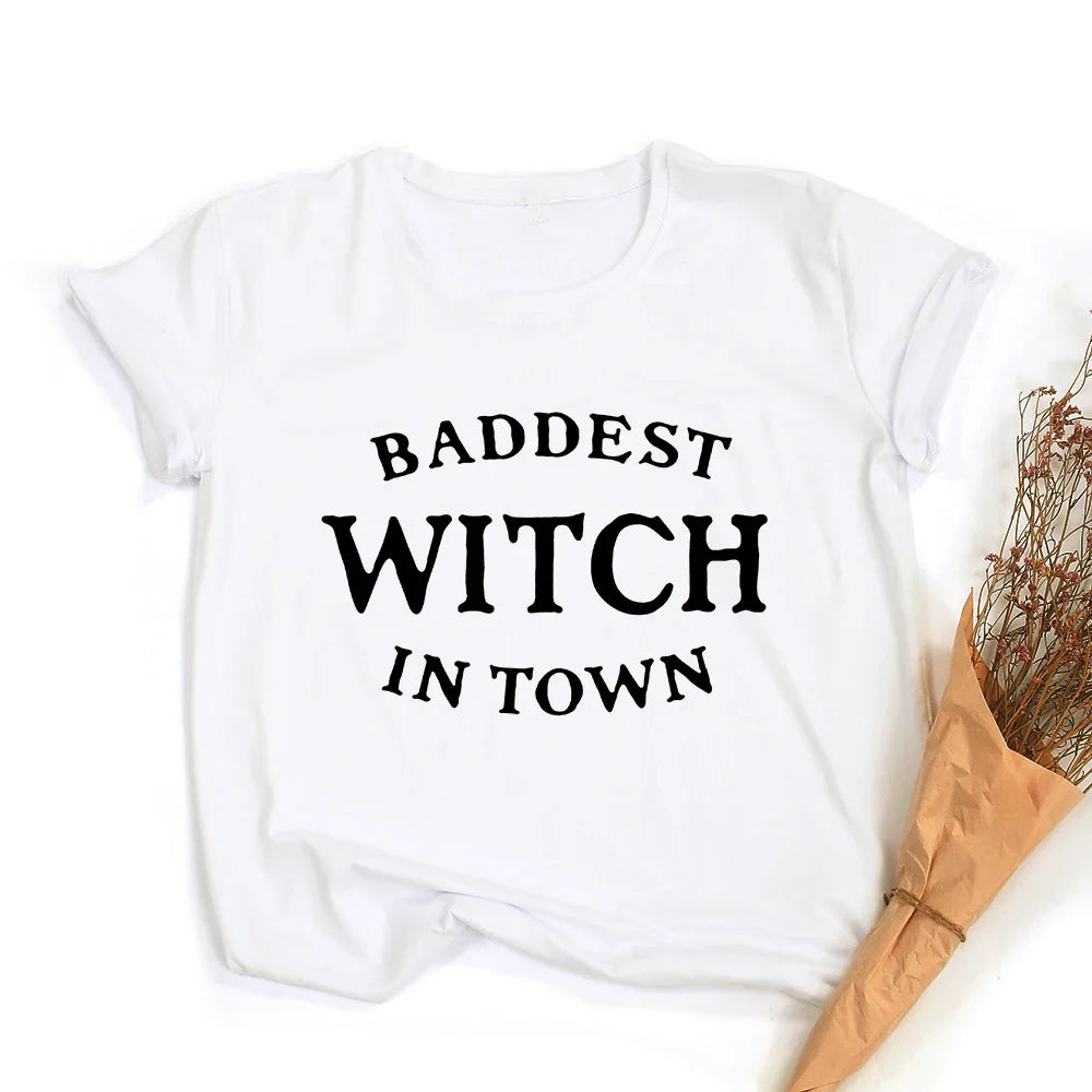 Witchy Quote Crop Top Tees