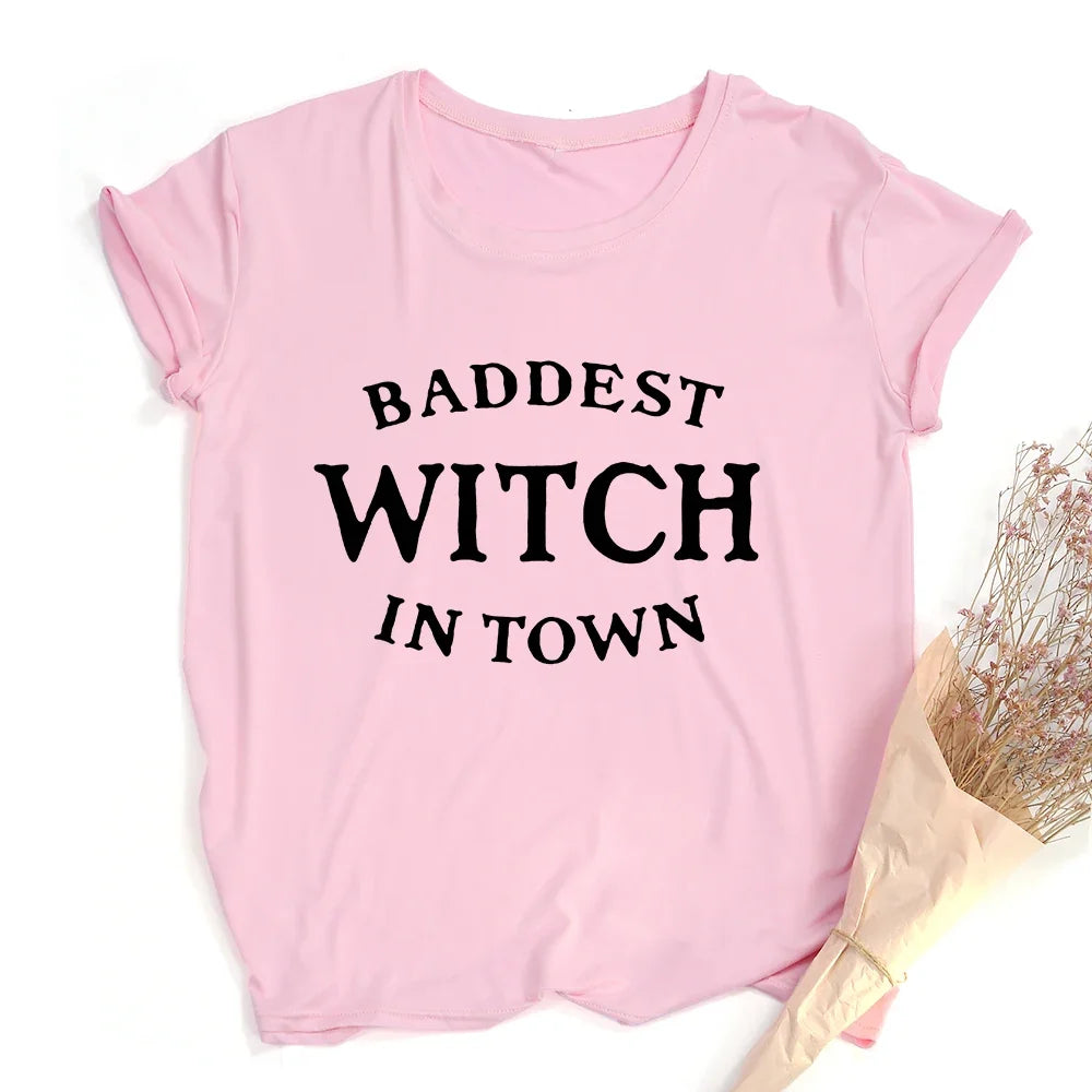 Witchy Quote Crop Top Tees
