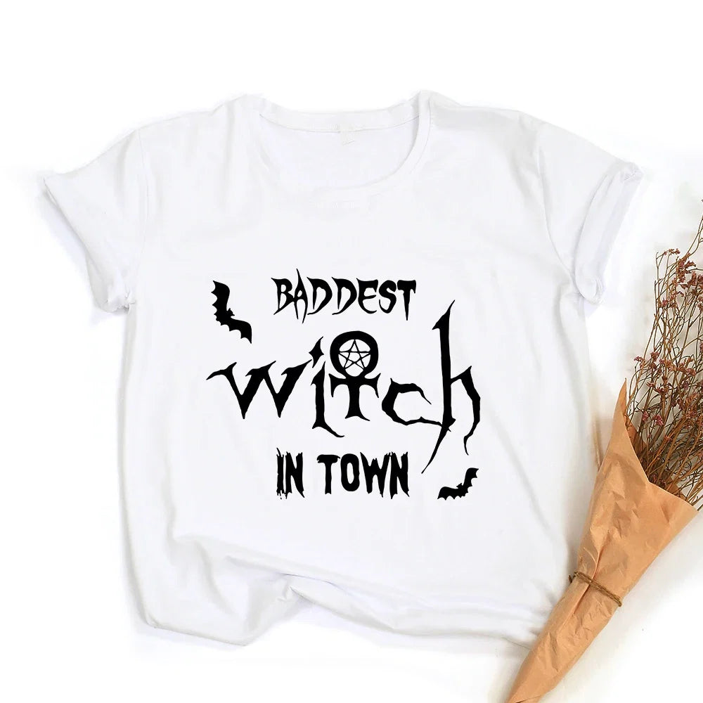 Witchy Quote Crop Top Tees