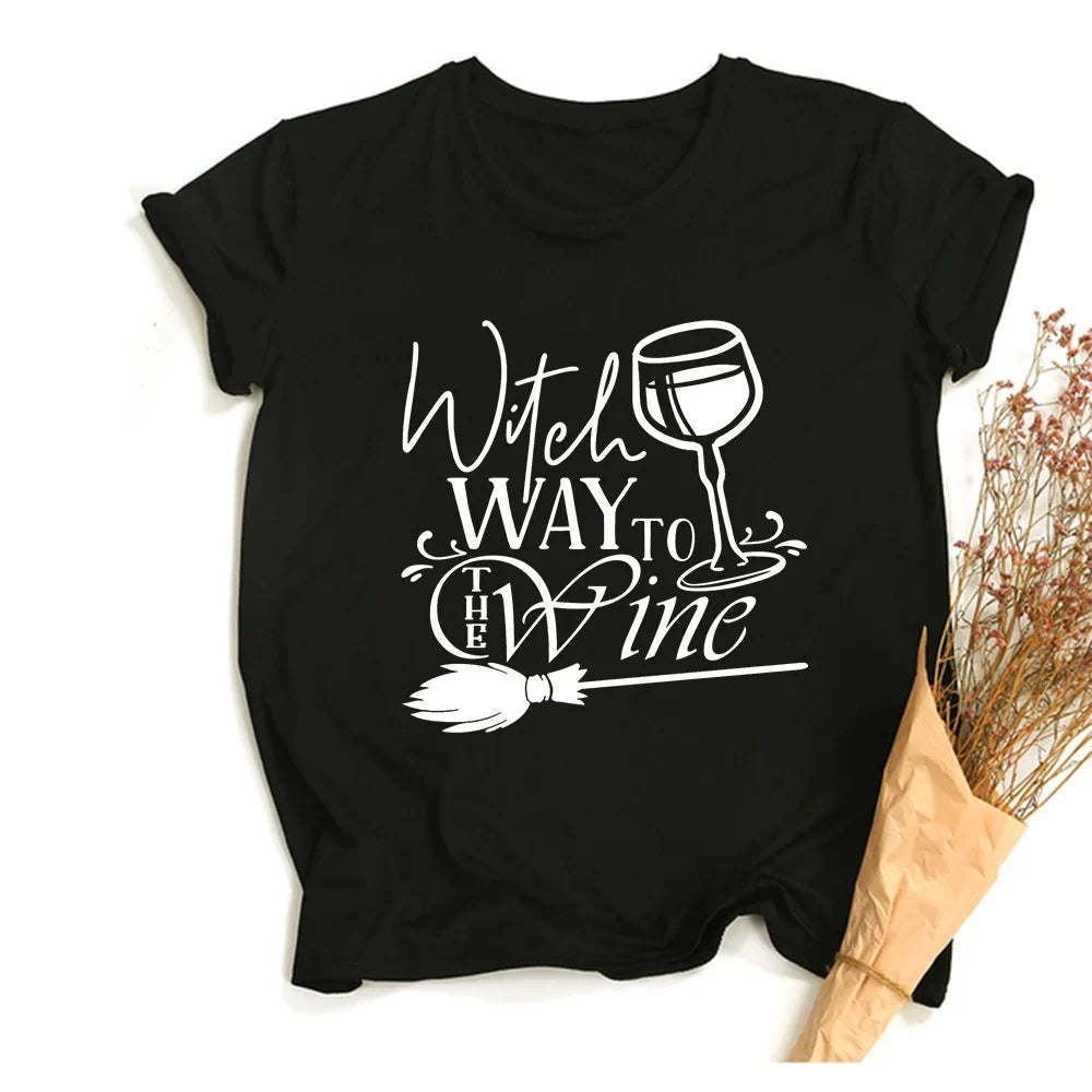 Witchy Quote Crop Top Tees