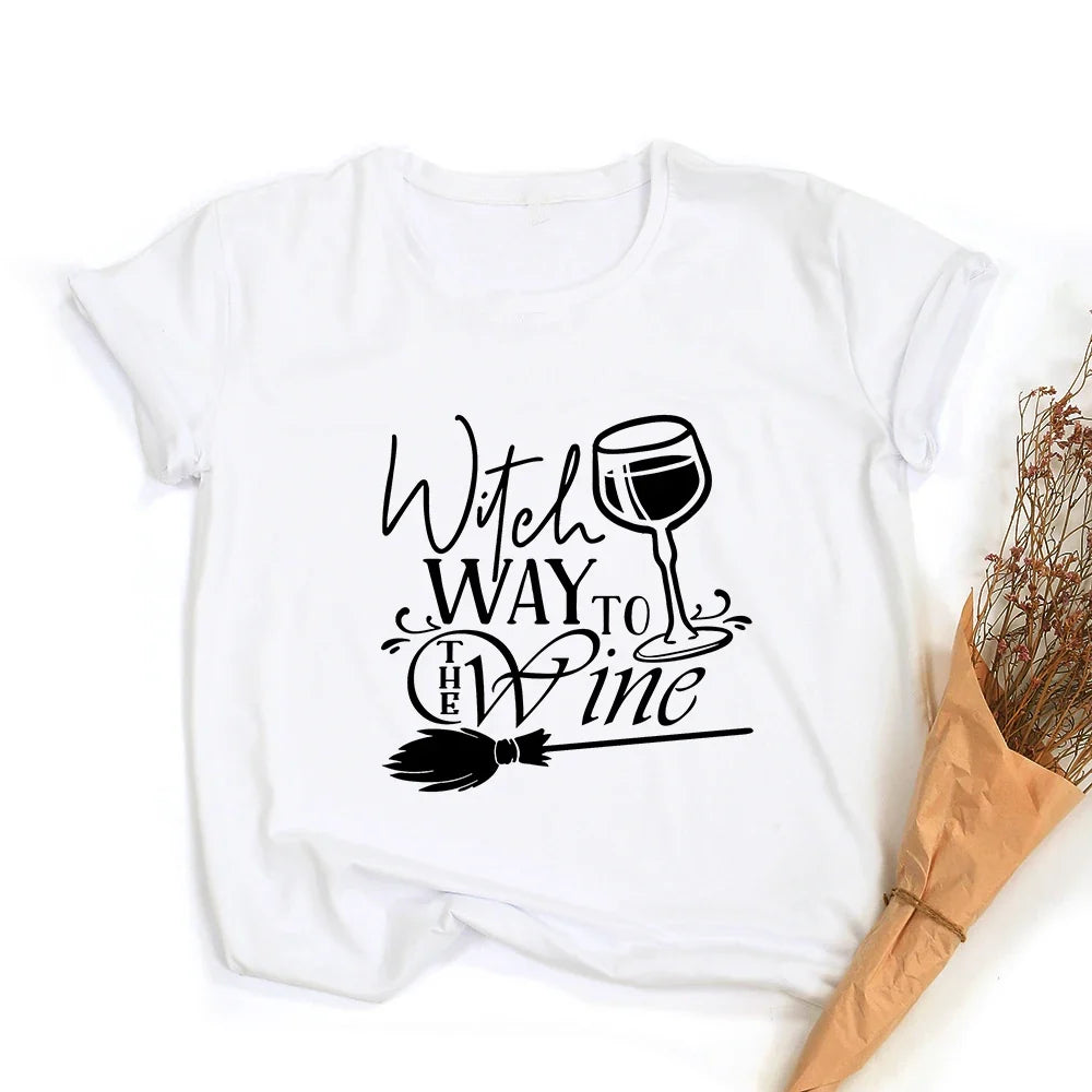 Witchy Quote Crop Top Tees