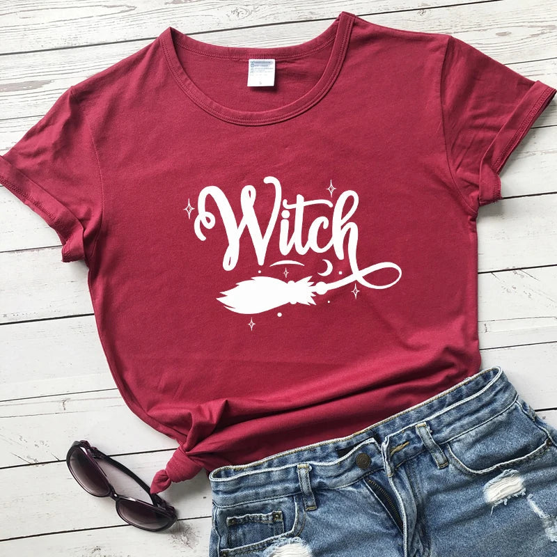 Witch Broomstick T-Shirt