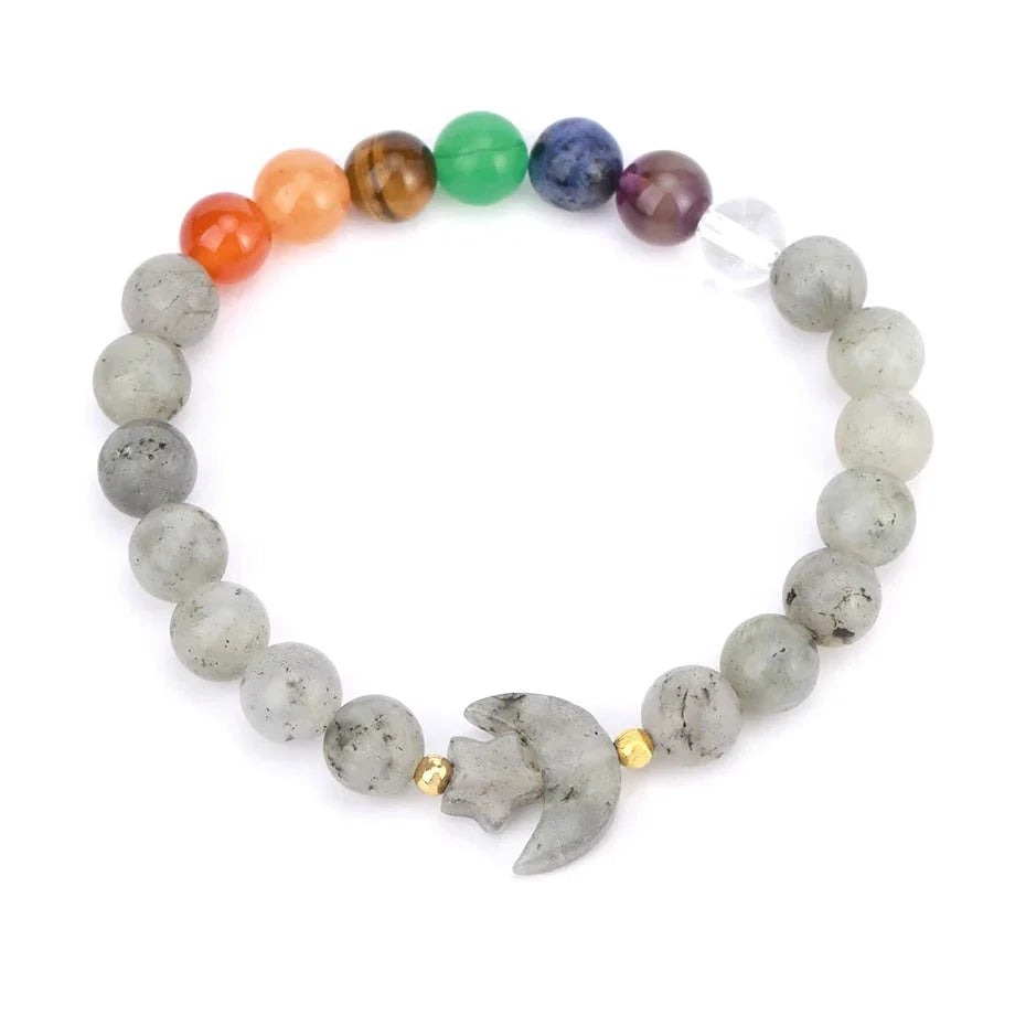 Moon Crystal Bead Bracelets
