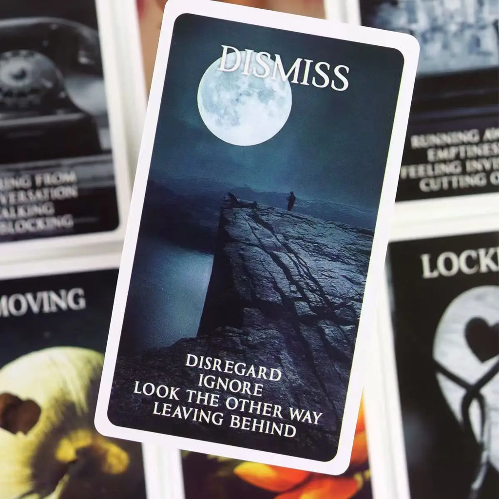 Mystic Black Rose Oracle Deck | 78-Card Set
